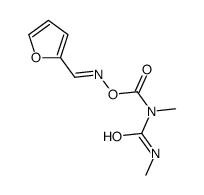 (furan-2-ylmethylideneamino) N-methyl-N-(methylcarbamoyl)carbamate结构式