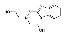 2-[1,3-benzothiazol-2-ylsulfanyl(2-hydroxyethyl)amino]ethanol结构式