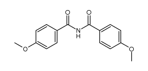 4-methoxyl-N-(4-methoxybenzoyl)benzamide结构式