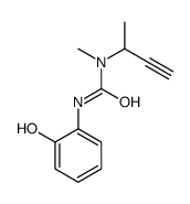 1-but-3-yn-2-yl-3-(2-hydroxyphenyl)-1-methylurea Structure