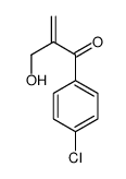 1-(4-chlorophenyl)-2-(hydroxymethyl)prop-2-en-1-one Structure