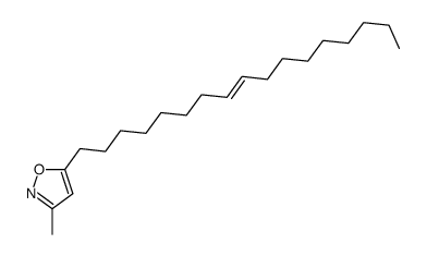 5-heptadec-8-enyl-3-methyl-1,2-oxazole Structure