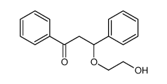 3-(2-hydroxyethoxy)-1,3-diphenylpropan-1-one Structure