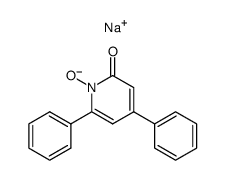 sodium 1-oxido-4,6-diphenyl-2-pyridone结构式