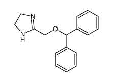 2-(benzhydryloxymethyl)-4,5-dihydro-1H-imidazole Structure