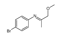 N-(4-bromophenyl)-1-methoxypropan-2-imine结构式