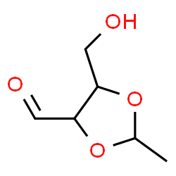 1,3-Dioxolane-4-carboxaldehyde, 5-(hydroxymethyl)-2-methyl- (9CI)结构式