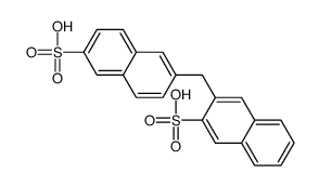 3,6'-methylenebisnaphthalene-2-sulphonic acid结构式