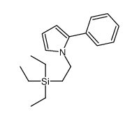 triethyl-[2-(2-phenylpyrrol-1-yl)ethyl]silane Structure