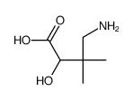 4-amino-2-hydroxy-3,3-dimethylbutanoic acid Structure