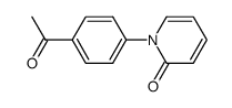 4-acetylphenylpyridinone结构式