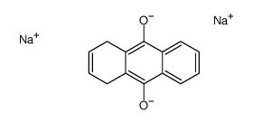 disodium 1,4-dihydroanthracene-9,10-diolate structure