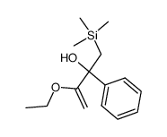 3-ethoxy-2-phenyl-1-(trimethylsilyl)but-3-en-2-ol Structure