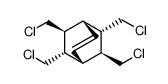 5-exo,6-endo,7-exo,8-endo-5,6,7,8-四(氯甲基)-二环[2.2.2]辛-2-烯结构式