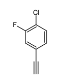 1-氯-4-乙炔基-2-氟苯结构式