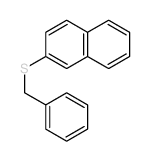 2-benzylsulfanylnaphthalene结构式