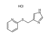 2-(1H-Imidazol-4-ylmethylsulfanyl)-pyridine; hydrochloride Structure