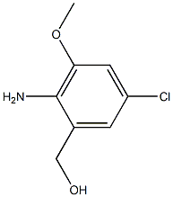 (2-Amino-5-chloro-3-methoxy-phenyl)-methanol结构式