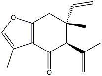 4(5H)-Benzofuranone, 6-ethenyl-6,7-dihydro-3,6-dimethyl-5-(1-methyleth enyl)-, (5R,6R)-rel- picture