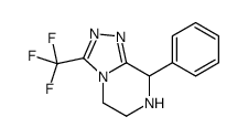 8-PHENYL-3-(TRIFLUOROMETHYL)-5,6,7,8-TETRAHYDRO[1,2,4]TRIAZOLO[4,3-A]PYRAZINE Structure