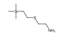 2-(2-trimethylsilylethylsulfanyl)ethanamine Structure