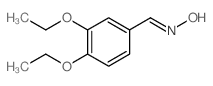 (NZ)-N-[(3,4-diethoxyphenyl)methylidene]hydroxylamine structure