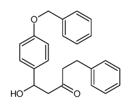 1-hydroxy-5-phenyl-1-(4-phenylmethoxyphenyl)pentan-3-one结构式