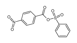 p-nitrobenzic benzenesulphonic mixed anhydride结构式