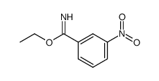 ethyl 3-nitrobenzenecarboximidate结构式