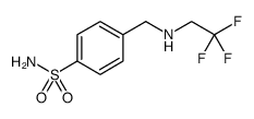 Benzenesulfonamide, 4-[[(2,2,2-trifluoroethyl)amino]methyl]结构式