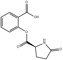 o-carboxyphenyl 5-oxo-L-prolinate结构式