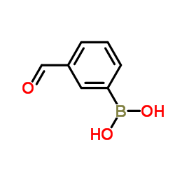 3-Formylphenylboronic acid Structure