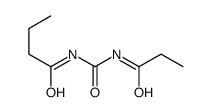 Urea,1-butyryl-3-propionyl- (4CI) structure