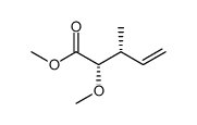 methyl (2S,3R)-2-methoxy-3-methylpent-4-enoate Structure