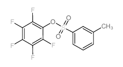 2,3,4,5,6-PENTAFLUOROPHENYL 3-METHYLBENZENESULFONATE结构式