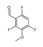 2,4,6-Trifluoro-3-methoxybenzaldehyde structure