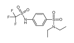 N,N-diethyl-4-(trifluoromethylsulfonylamino)benzenesulfonamide Structure