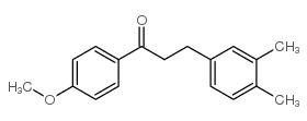 3-(3,4-DIMETHYLPHENYL)-4'-METHOXYPROPIOPHENONE Structure