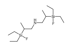 2-[diethyl(fluoro)silyl]-N-[2-[diethyl(fluoro)silyl]propyl]propan-1-amine Structure