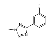 5-(3-chlorophenyl)-2-methyltetrazole Structure