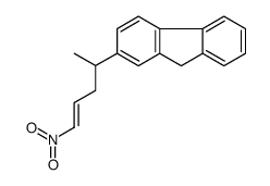 2-(5-nitropent-4-en-2-yl)-9H-fluorene结构式