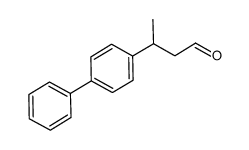 (+/-)-3-(4-biphenyl)butyraldehyde结构式