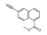 Methyl 6-cyano-1-naphthoate结构式