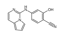 2-hydroxy-4-(pyrrolo[1,2-c]pyrimidin-1-ylamino)benzonitrile Structure