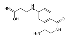 N-(2-aminoethyl)-4-[(3-amino-3-oxopropyl)amino]benzamide结构式