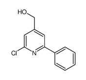 (2-Chloro-6-phenyl-4-pyridinyl)methanol structure