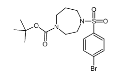 tert-butyl 4-(4-bromophenyl)sulfonyl-1,4-diazepane-1-carboxylate picture