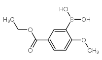 5-(乙氧基羰基)-2-甲氧基苯硼酸结构式