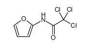 ACETAMIDE, 2,2,2-TRICHLORO-N-2-FURANYL- structure