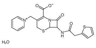 Cephaloridine hydrate structure